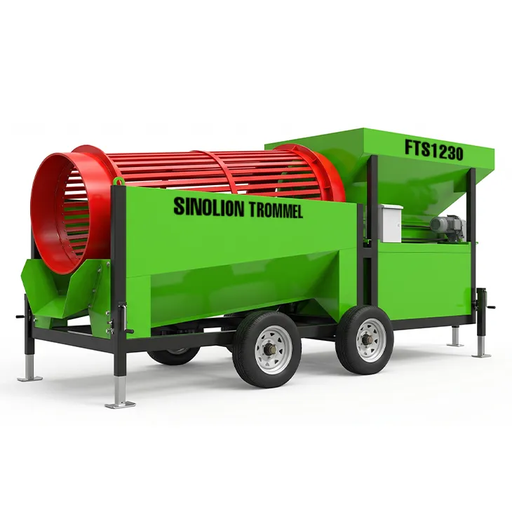 Scáileán Rotary Drum Trommel