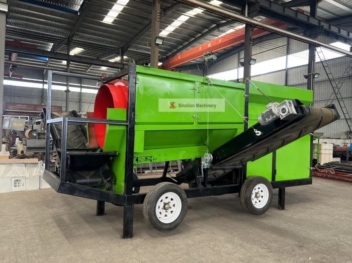 Mobile Compost Trommel Screener